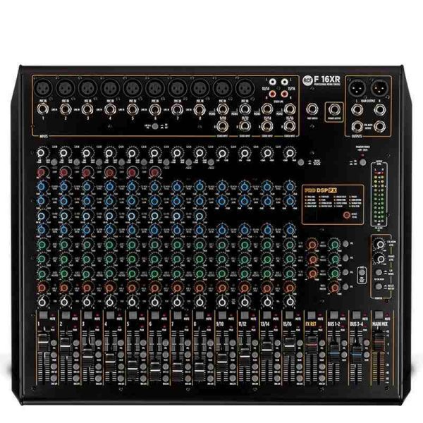 mesa de mezcla de 16 canales con multiefectos y grabadora f 16xr