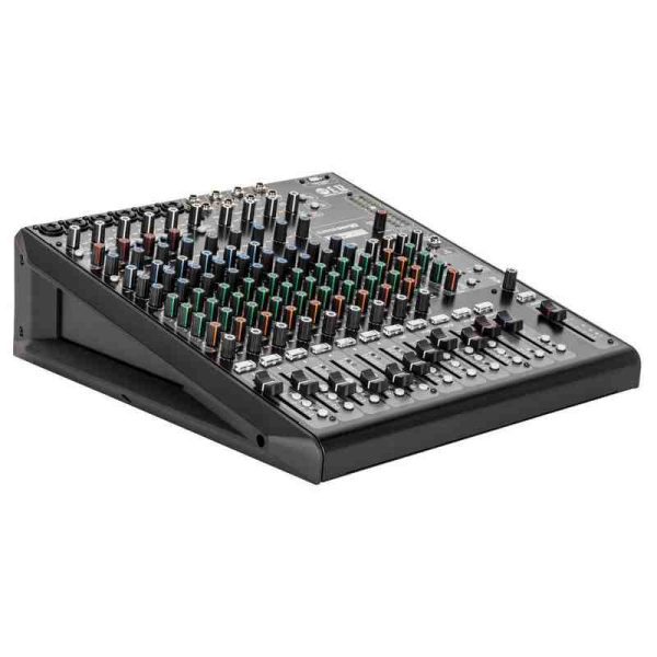 consola de mezcla de 12 canales con efectos y eqs superiores e12