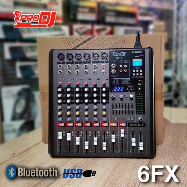 6fx-prodj1 consola analoga prodj 6fx