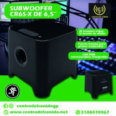 subwoofer autoamplificado mackie cr6s x