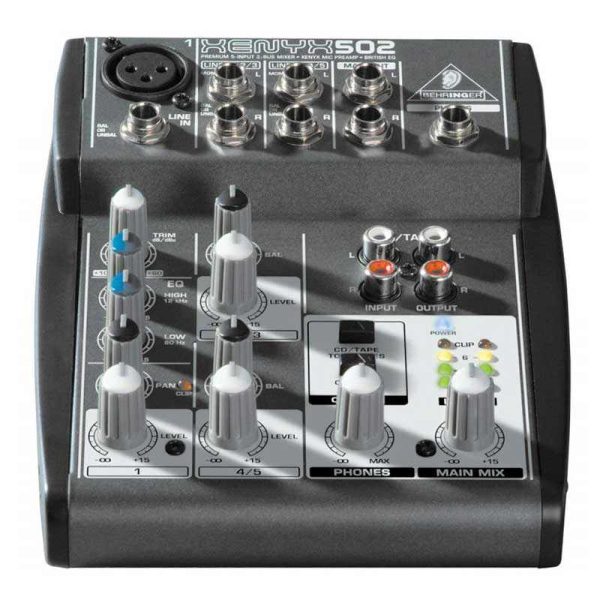 ConsolaBehringerXenyx50201 consola behringer xenyx 502