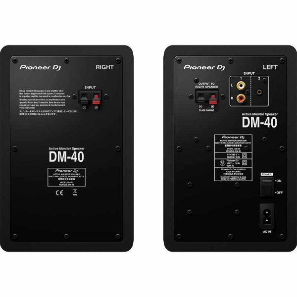 dm 40 sistema de monitores escritorio de 4” (negro)