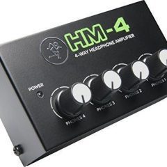 amplificador de auriculares mackie hm4
