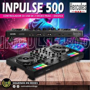 controlador dj inpulse 500 hercules
