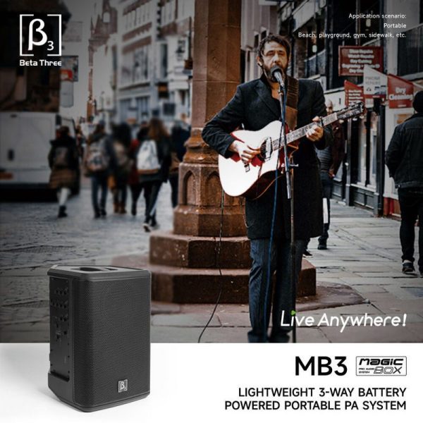 mb3 beta three de 8" recargable mb3 beta three de 8" recargable