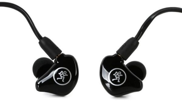 mackie mp 240 auriculares y monitores intrauditivos con controladores híbridos duales