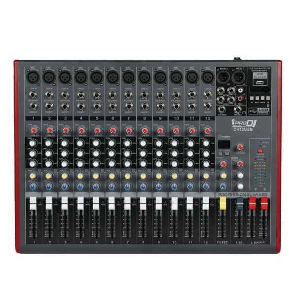 MezcladorProdjCH12USBConsola MezcladorProdjCH12USBConsola