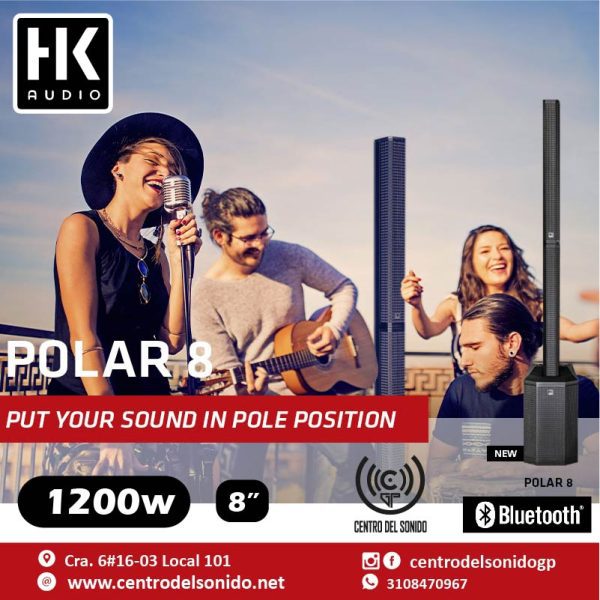 hk audio polar 8 sistema de columna 1200w hk audio polar 8 sistema de columna 1200w