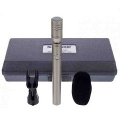 micrófono de condensador unidireccional shure sm81lc