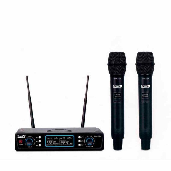 UHF 322MWEB001 micrófono inhalámbrico uhf 322m