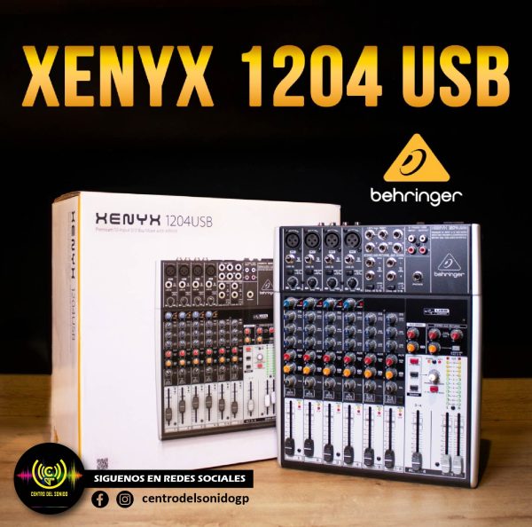 mezclador 1204usb behringer sin efectos mezclador 1204usb behringer sin efectos