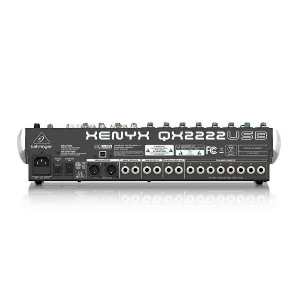 mezclador para estudio de 8 entradas xenyx qx2222usb