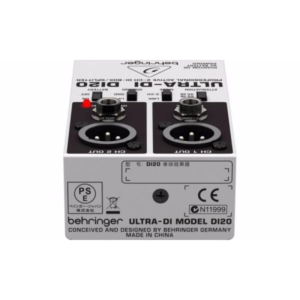caja directa activa behringer di20