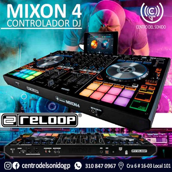 controlador-dj-mixon-4-reloop controlador dj mixon 4 reloop