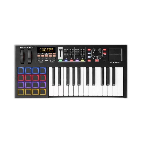 controlador-midi-code-25-m-audio controlador midi code 25 m audio