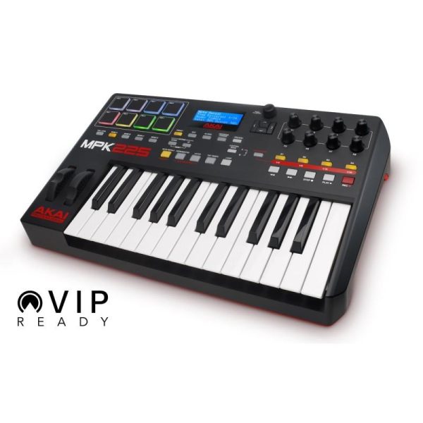 controlador midi akai mpk225