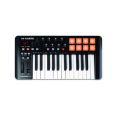 controlador midi oxygen 25 iv m audio