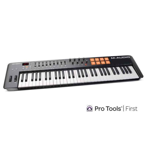 controlador midi oxygen 61 iv m audio