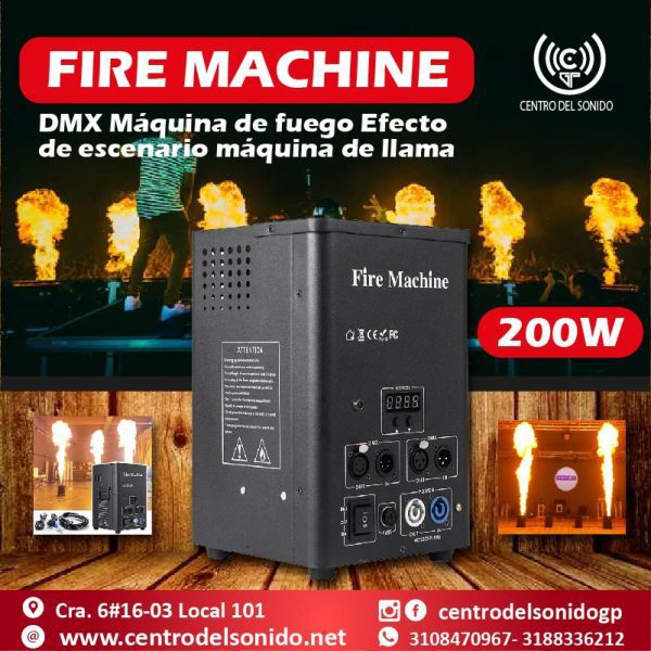 máquina de fuego efecto etapa dmx máquina de fuego efecto etapa dmx