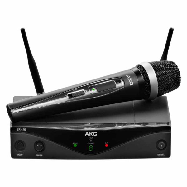 micrófono akg wms420 vocal set