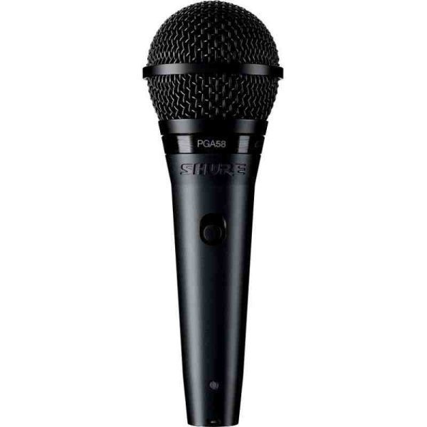 micrófono dinamico patron polar cardiodie shure pga58xlr