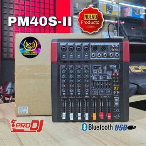consola análoga pro dj pm40s ii de 4 canales