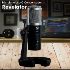 microfono usb c condensador presonus revelator