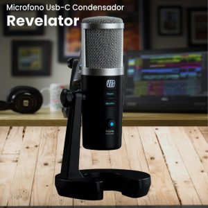 microfono usb c condensador presonus revelator