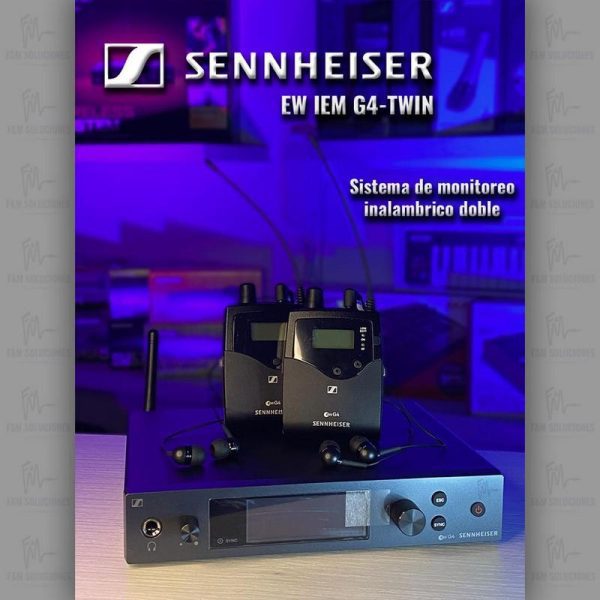 sennheiser ew iem g4 twin doble sistema in ear monitor sennheiser ew iem g4 twin doble sistema in ear monitor