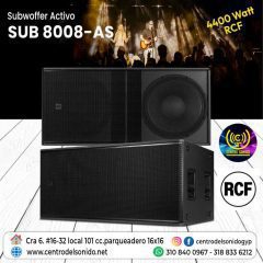 subwoffer activo sub 8008 as de 4400watt rcf