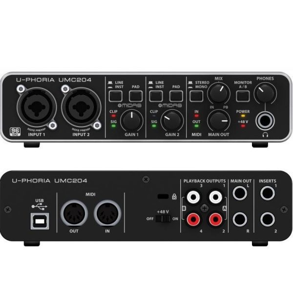 umc204hd-behringer umc204hd behringer