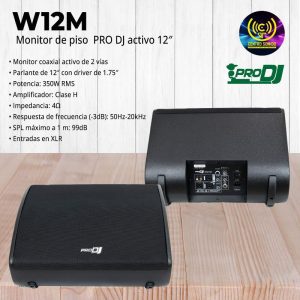 monitor de piso w12m pro dj activo 12″