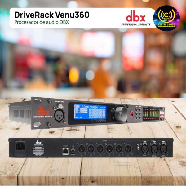 procesador de audio dbx driverack venu360 procesador de audio dbx driverack venu360