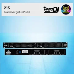 ecualizador gráfico prodj 215