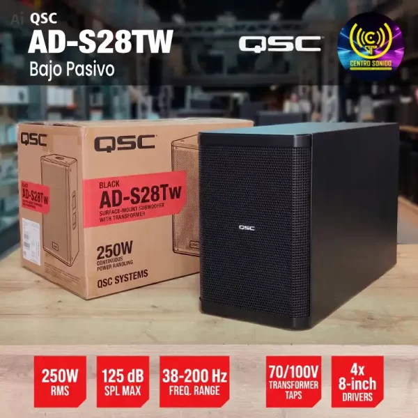 bajo pasivo ad s28tw qsc bajo pasivo ad s28tw qsc