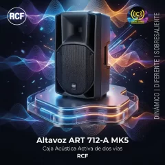 altavoz art 712 a mk5 caja acùstica activa de dos vìas