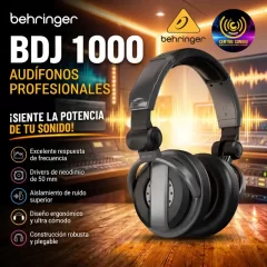 bdj 1000 audifonos dj berhinger