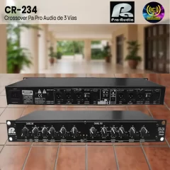 cr 234 crossover pa pro audio de 3 vías