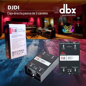 djdi caja directa pasiva de 2 canales