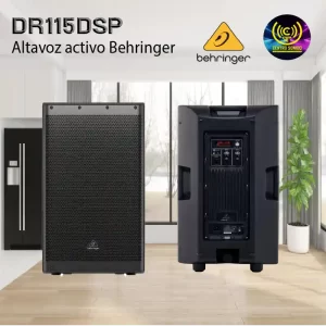 altavoz activo behringer dr115dsp