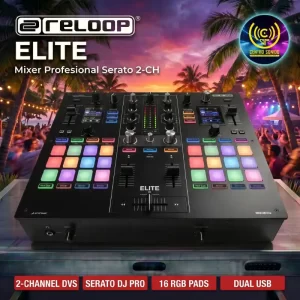 reloop elite mixer profesional serato 2ch