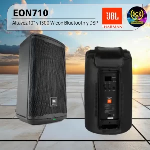 jbl eon710 altavoz 10" y 1300 w con bluetooth y dsp