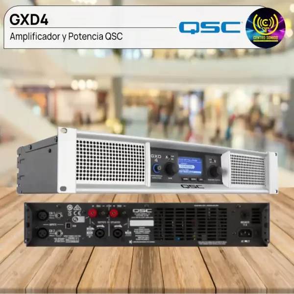amplificador gxd4 qsc amplificador gxd4 qsc