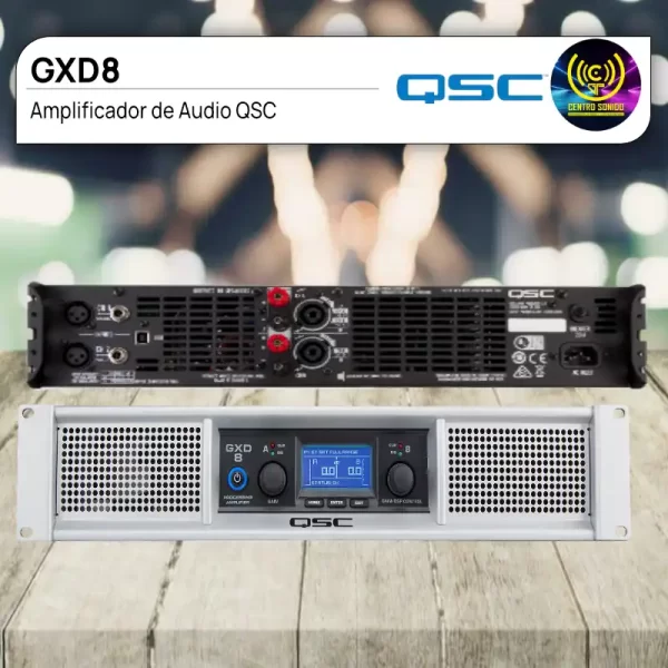 amplificador de audio qsc gxd8 amplificador de audio qsc gxd8