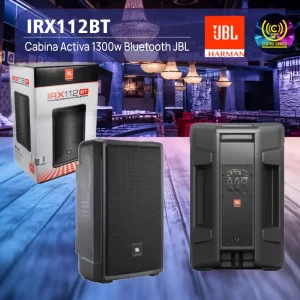 jbl irx112bt cabina activa 1300w bluetooth