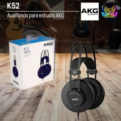 akg k52 audífonos para estudio