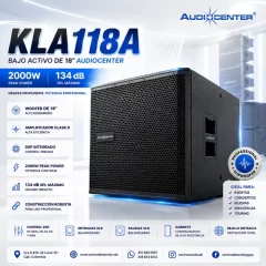 bajo activo de 18" kla118a