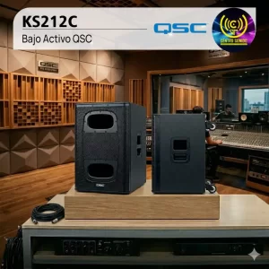 bajo activo ks212c qsc
