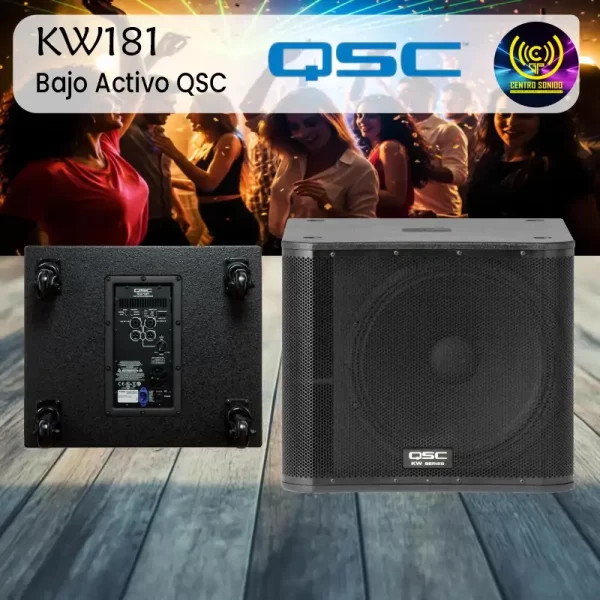 bajo activo qsc kw181