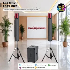 l83 mk2+l83s mk2 sistema compacto de columna dsp activa polivalente